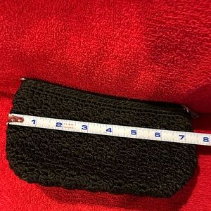 The Sak - Black Hand-Crocheted Clutch